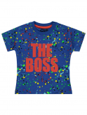 ChatonDor Mavi Erkek Çocuk Tshirt BB001050