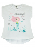 HelloBaby Beyaz Kız Çocuk Tshirt BB00630