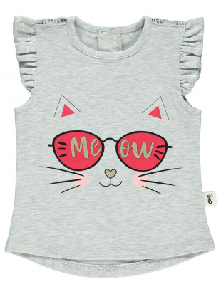 Pufi Kız Çocuk Tshirt BB005