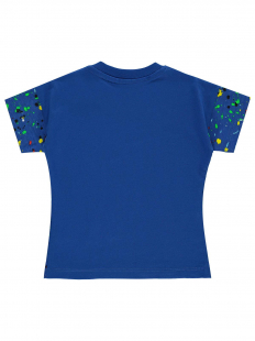 ChatonDor Mavi Erkek Çocuk Tshirt BB001050