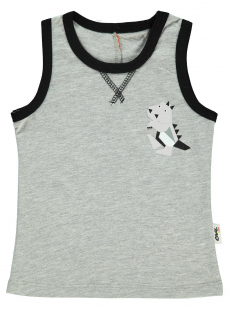 Pufi Gri Erkek Çocuk Tshirt BB001570