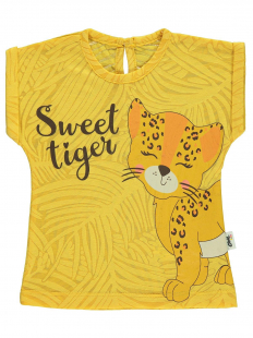 Bebemania Sarı Kız Çocuk Tshirt BB00860