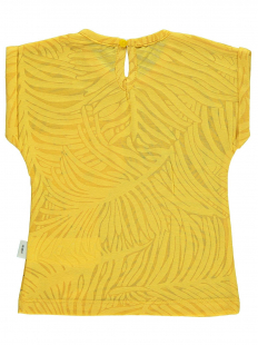 Bebemania Sarı Kız Çocuk Tshirt BB00860